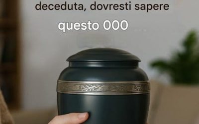 Dopo aver ricevuto le ceneri di una persona deceduta, dovresti sapere questo