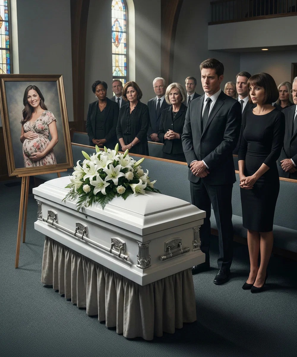 L’uomo portò l’amante al funerale della moglie incinta — Poi l’avvocato aprì il testamento e scoprì