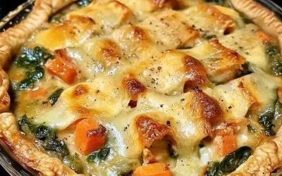 Torta Salata Cremosa con Verdure e Formaggio