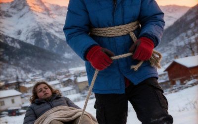 La discesa in slitta di 19 chilometri di un bambino di 10 anni attraverso una bufera di neve nel Montana ha mandato in fumo il bottino dorato di un miliardario e la straziante verità del motociclista “nessuno” che è stato l’ultimo scudo di nostro padre