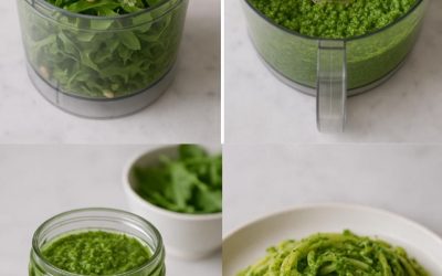 Come preparare il pesto di rucola: la ricetta semplice e veloce