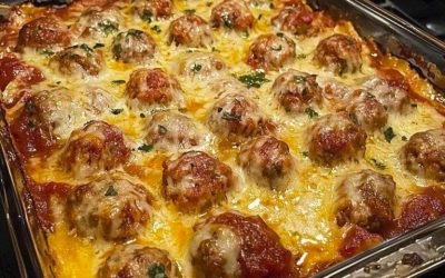 Sformato di polpette da cuocere al forno