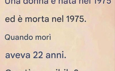 Indovinello: Questa donna è nata nel 1975