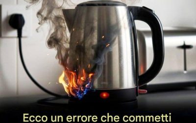 È un errore che tutti commettono quando usano un bollitore elettrico
