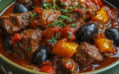 Spezzatino di manzo provenzale con olive: una ricetta tradizionale