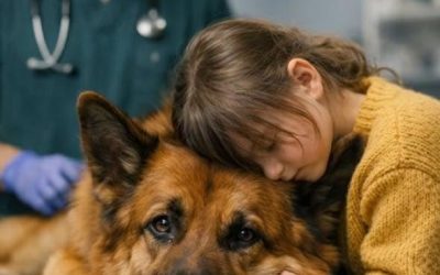 Un veterinario voleva sopprimere un cane da assistenza che aveva aggredito un agente di polizia, ma all’ultimo minuto una bambina è entrata di corsa e poi è successo qualcosa di incredibile.