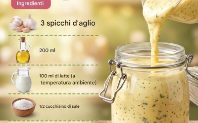 crema all’aglio fatta in casa