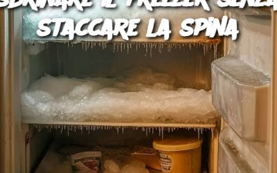 Il trucco ingegnoso per sbrinare il freezer senza staccare la spina