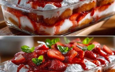 Tiramisù alle fragole senza cottura