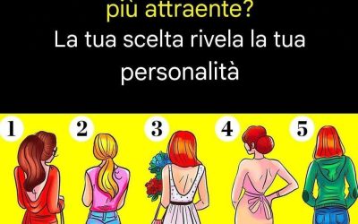 Quale donna sarà la più attraente quando si girerà? Scopri cosa può dire la tua scelta sulla tua personalità