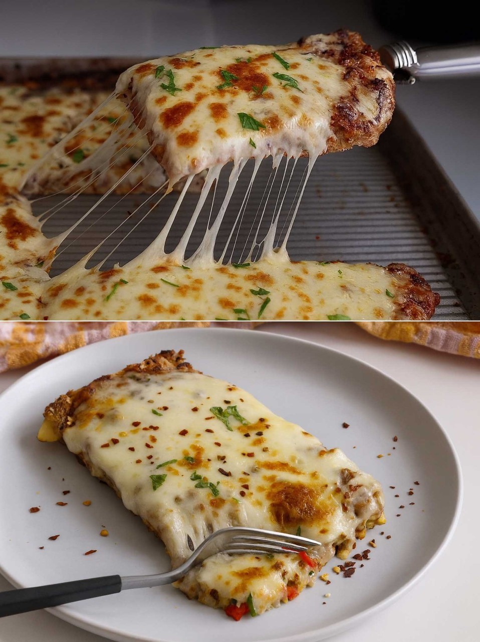 La preparo quando voglio una cena completa senza stare ai fornelli: metto tutto in teglia, mescolo con le mani e il forno fa il resto.