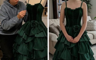 La mia matrigna si è rifiutata di darmi i soldi per un vestito da ballo: mio fratello ne ha cucito uno con i jeans della nostra defunta mamma, e quello che è successo dopo l’ha lasciata a bocca aperta.