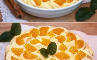 Un dolce rinfrescante e cremoso al gusto di arancia!