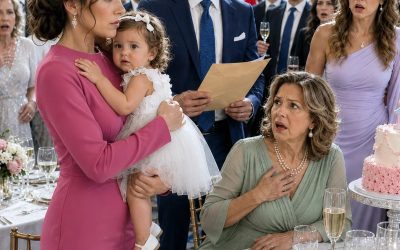 Nel giorno del primo compleanno di mia figlia, mia suocera alzò il bicchiere davanti a tutta la famiglia e chiese chi fosse il vero padre perché la bambina