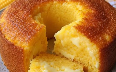 🌽🧀 Torta cremosa di mais simile alla pamonha con formaggio