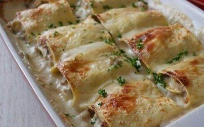 Pasta al forno con besciamella e formaggio