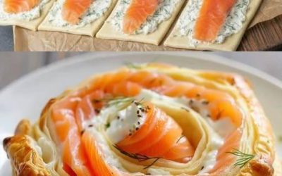 Involtini di salmone affumicato a pasta sfoglia – croccanti, cremosi e assolutamente irresistibili