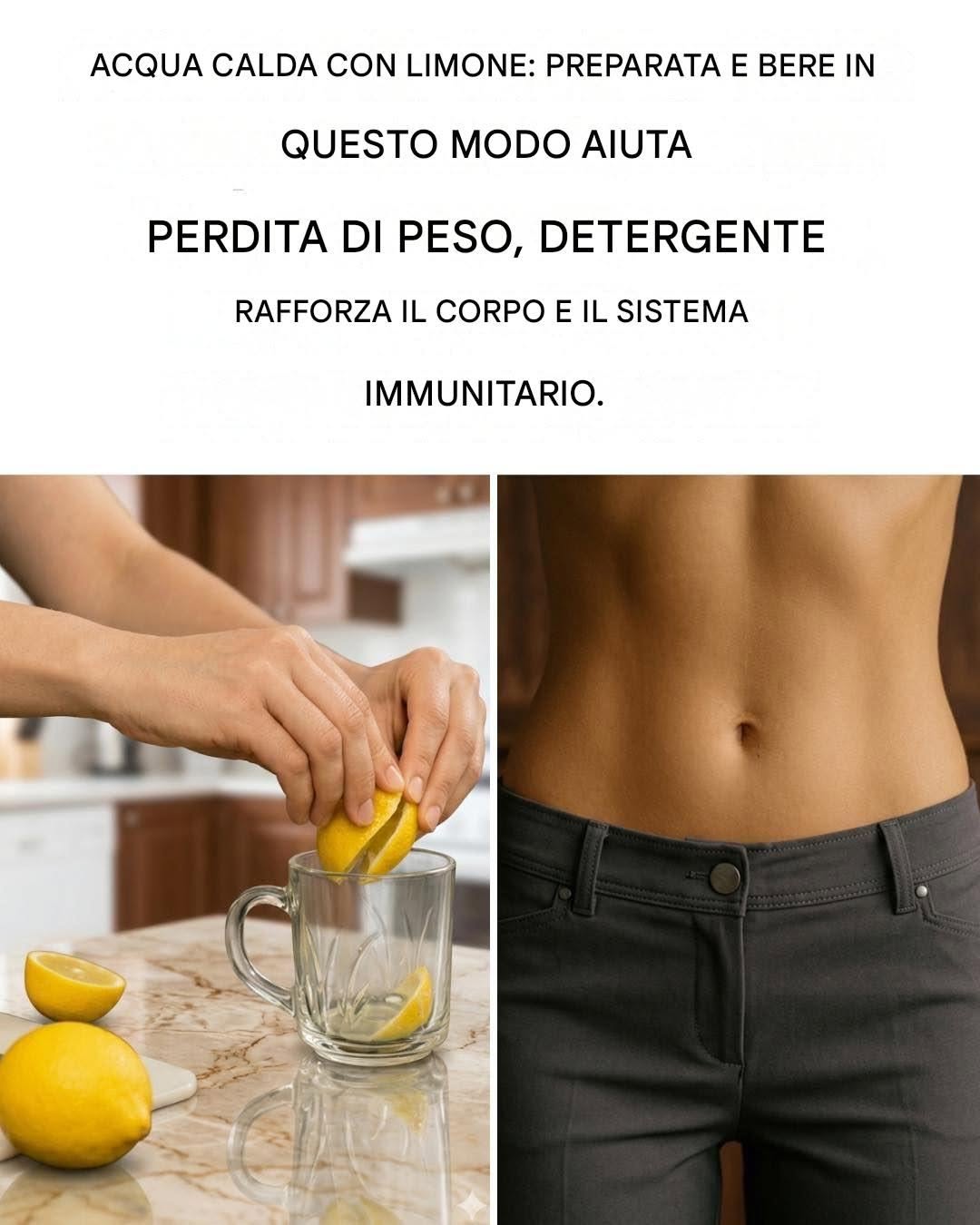 Acqua con limone: come perdere 14 chilogrammi in 9 giorni